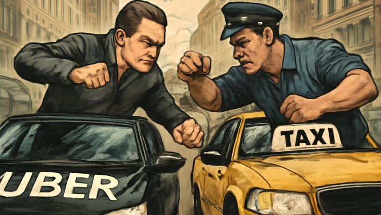Uber vs. Taxi – Der Kampf um die Straße